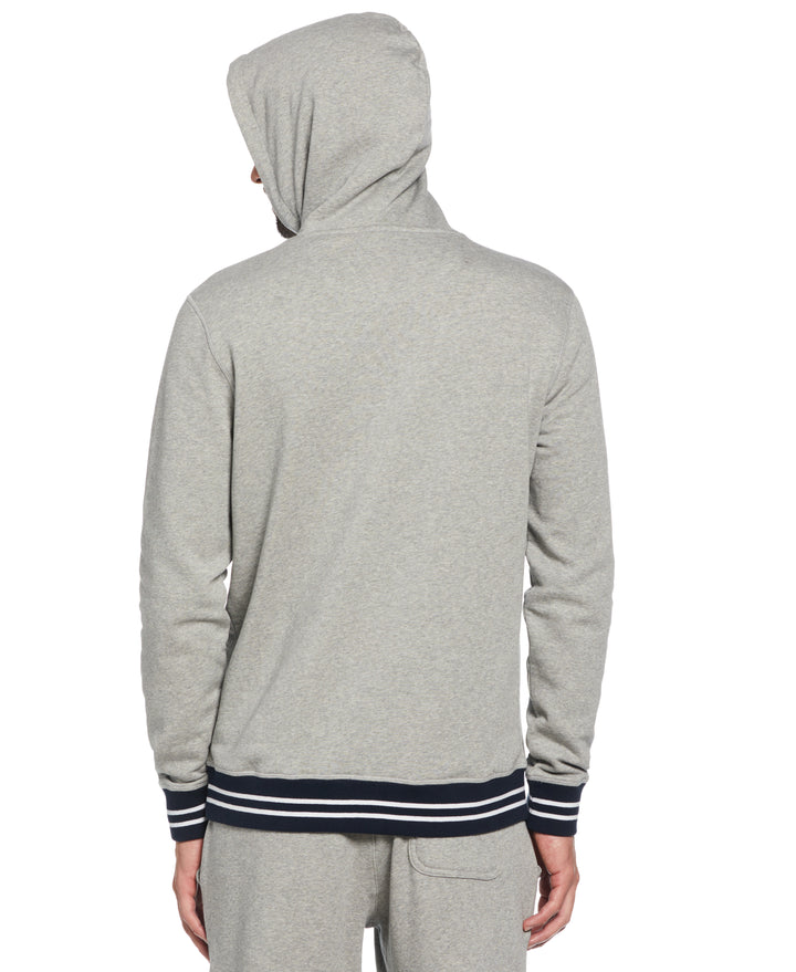 Slim Fit Fleece Hoodie (Rain Heather) 