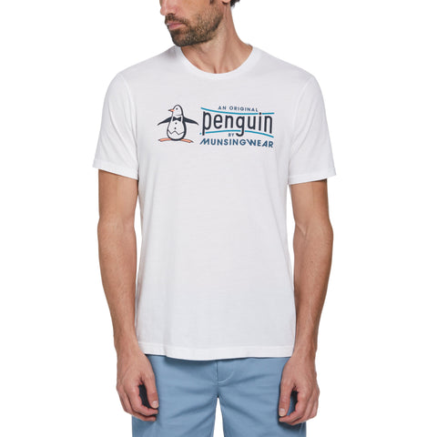 TV Pete Graphic Print T-Shirt (Bright White) 