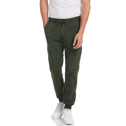 Tapered Cargo Jogger (Military Green) 