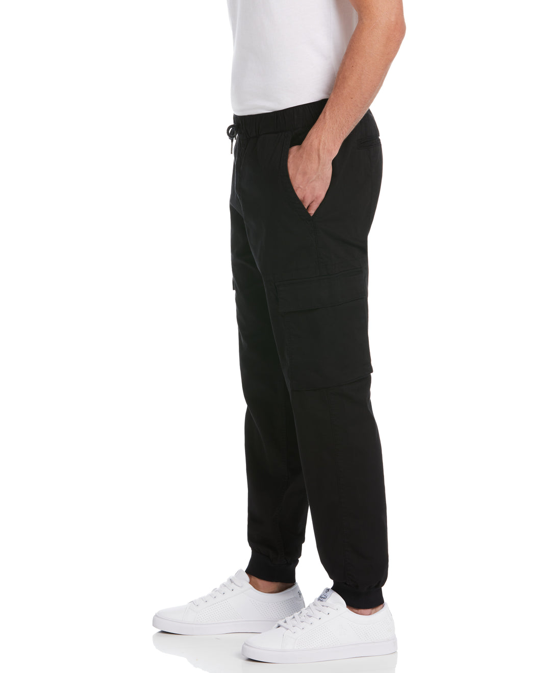 Tapered Cargo Jogger (True Black) 