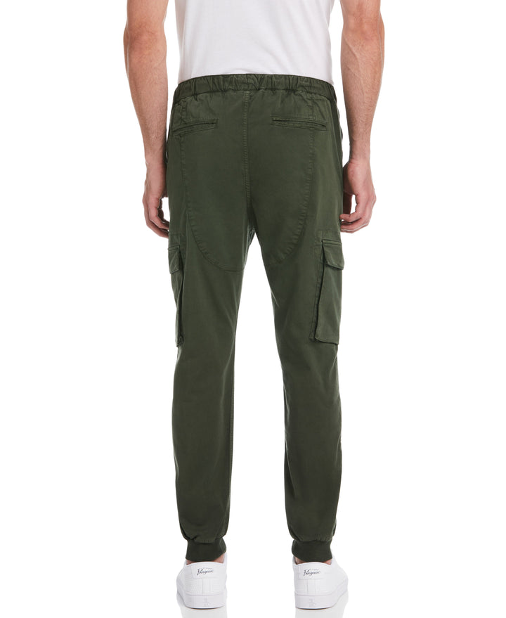 Tapered Cargo Jogger (Military Green) 