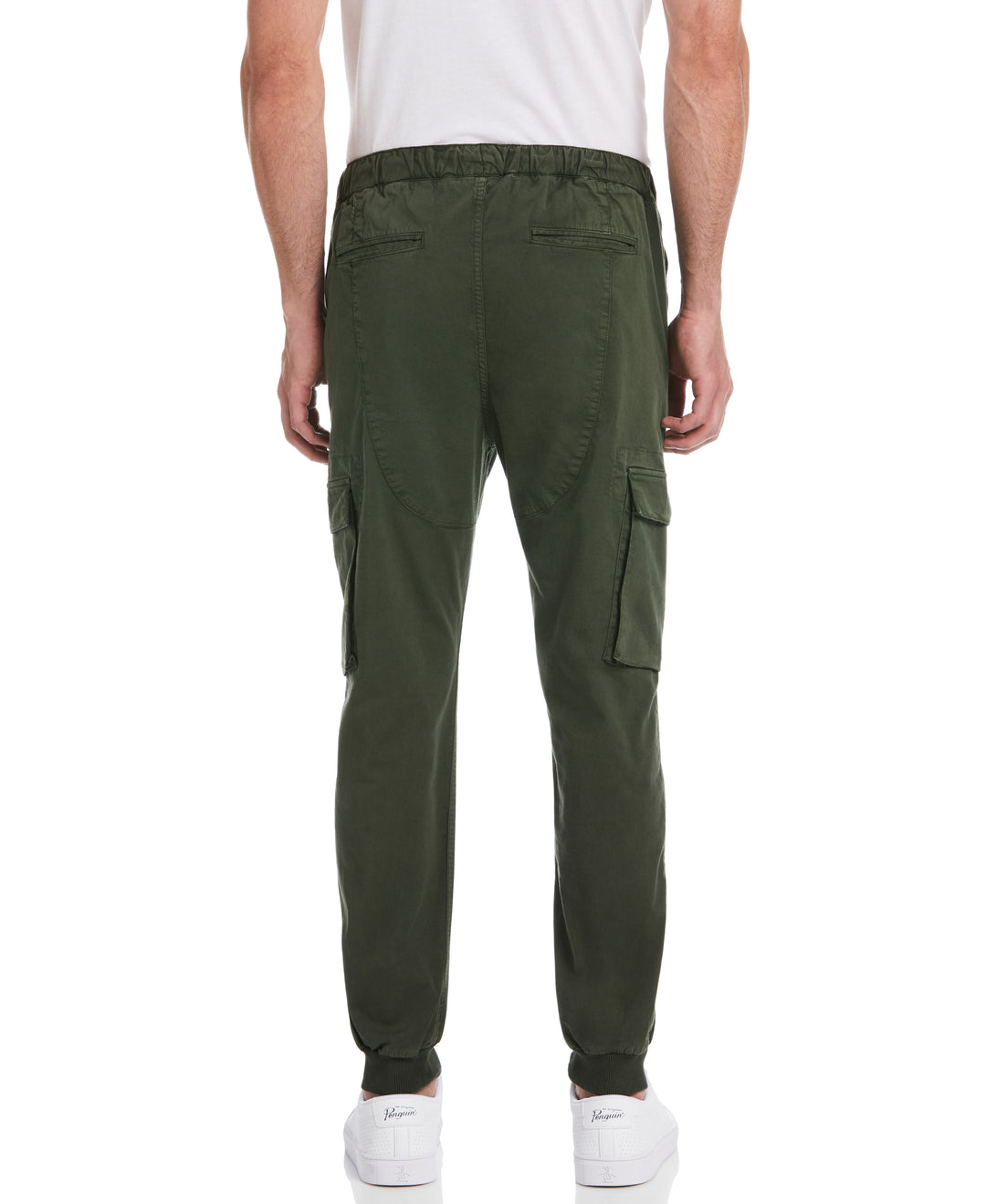 Tapered Cargo Jogger (Military Green) 