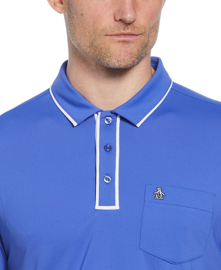 Technical Earl Short Sleeve Golf Polo Shirt (Amparo Blue) 