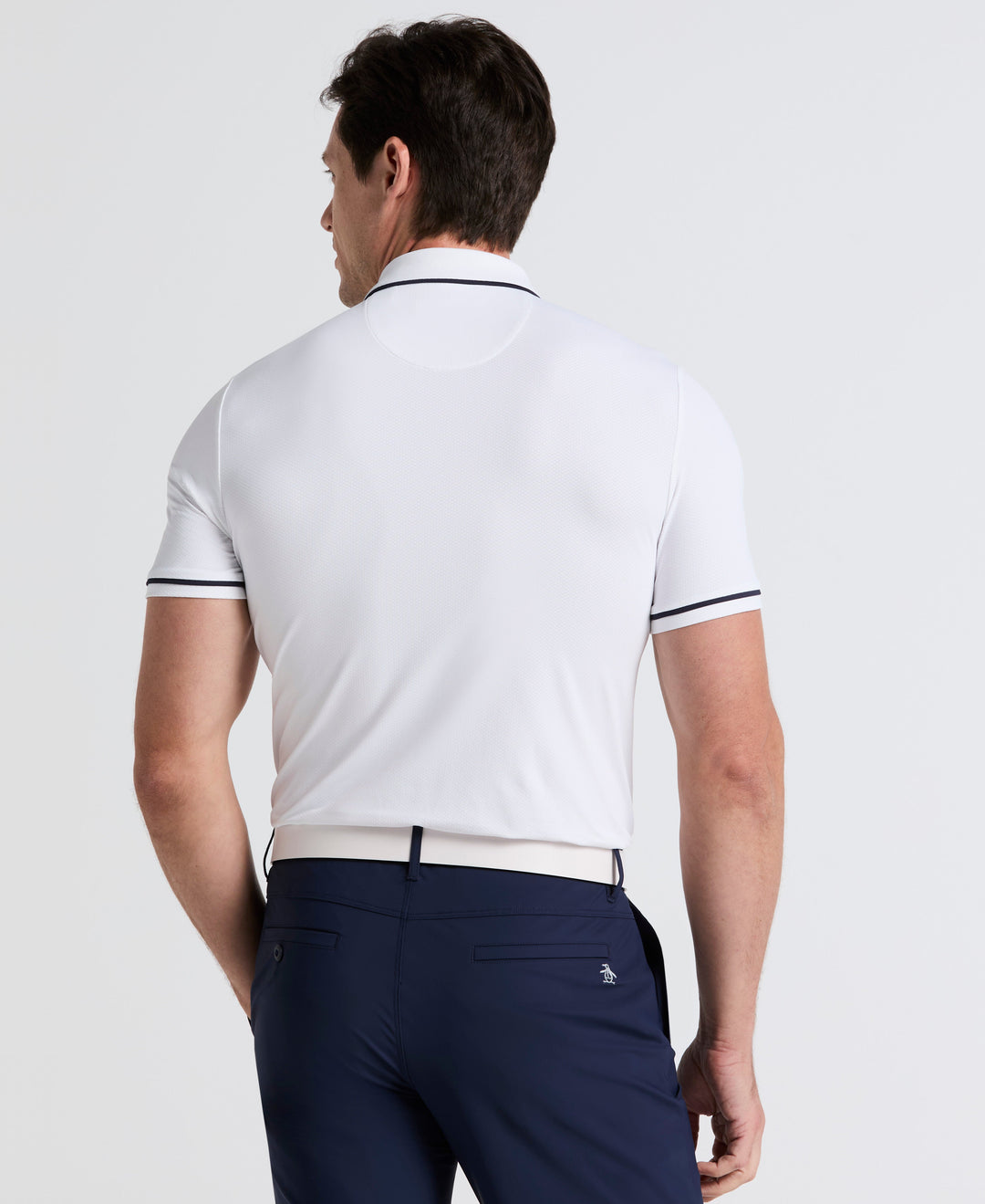 Technical Earl Short Sleeve Golf Polo Shirt (Bright White) 