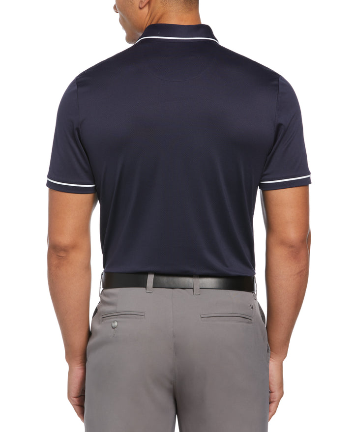 Technical Earl Short Sleeve Golf Polo Shirt (Black Iris) 