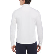 Technical Earl 1/4 Zip Long Sleeve Golf Sweater (Bright White) 