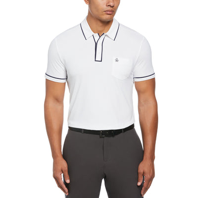 Technical Earl Short Sleeve Golf Polo Shirt (Bright White) 