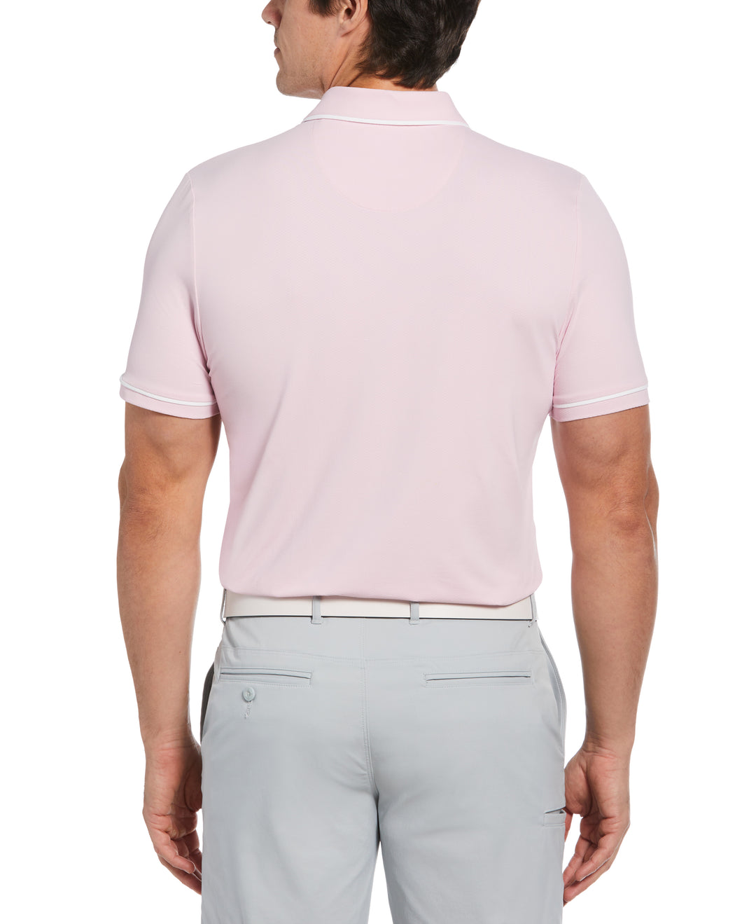 Technical Earl Short Sleeve Golf Polo Shirt (Gelato Pink) 