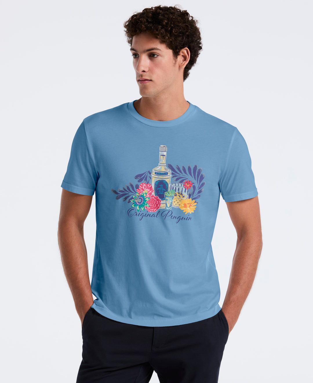 Jersey Graphic Tequila Tee (Copen Blue) 