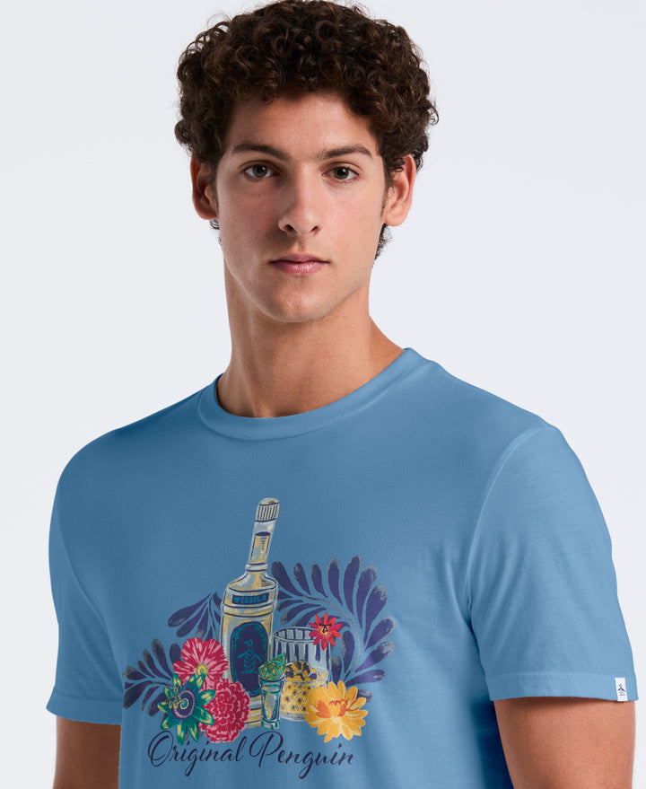 Jersey Graphic Tequila Tee (Copen Blue) 
