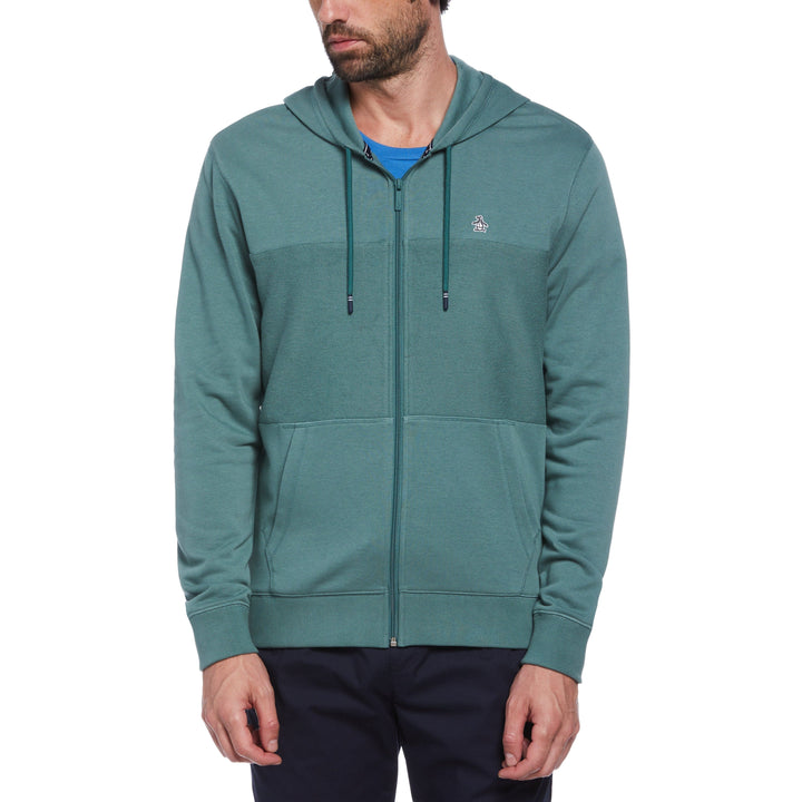 Terry Full Zip Hoodie (Sea Pine) 