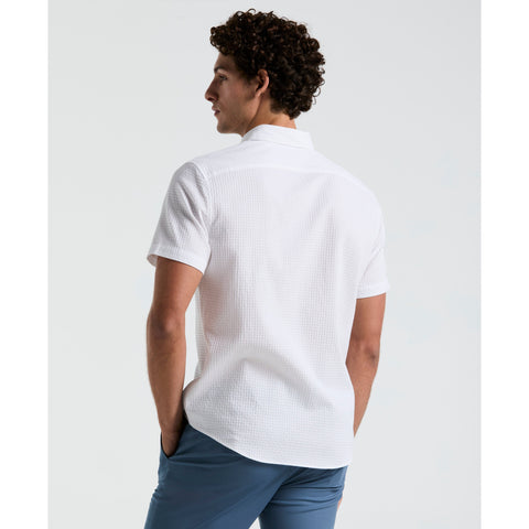 Textured Dobby Shirt (Bright White) 
