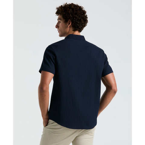 Textured Dobby Shirt (Dark Sapphire) 