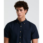 Textured Dobby Shirt (Dark Sapphire) 