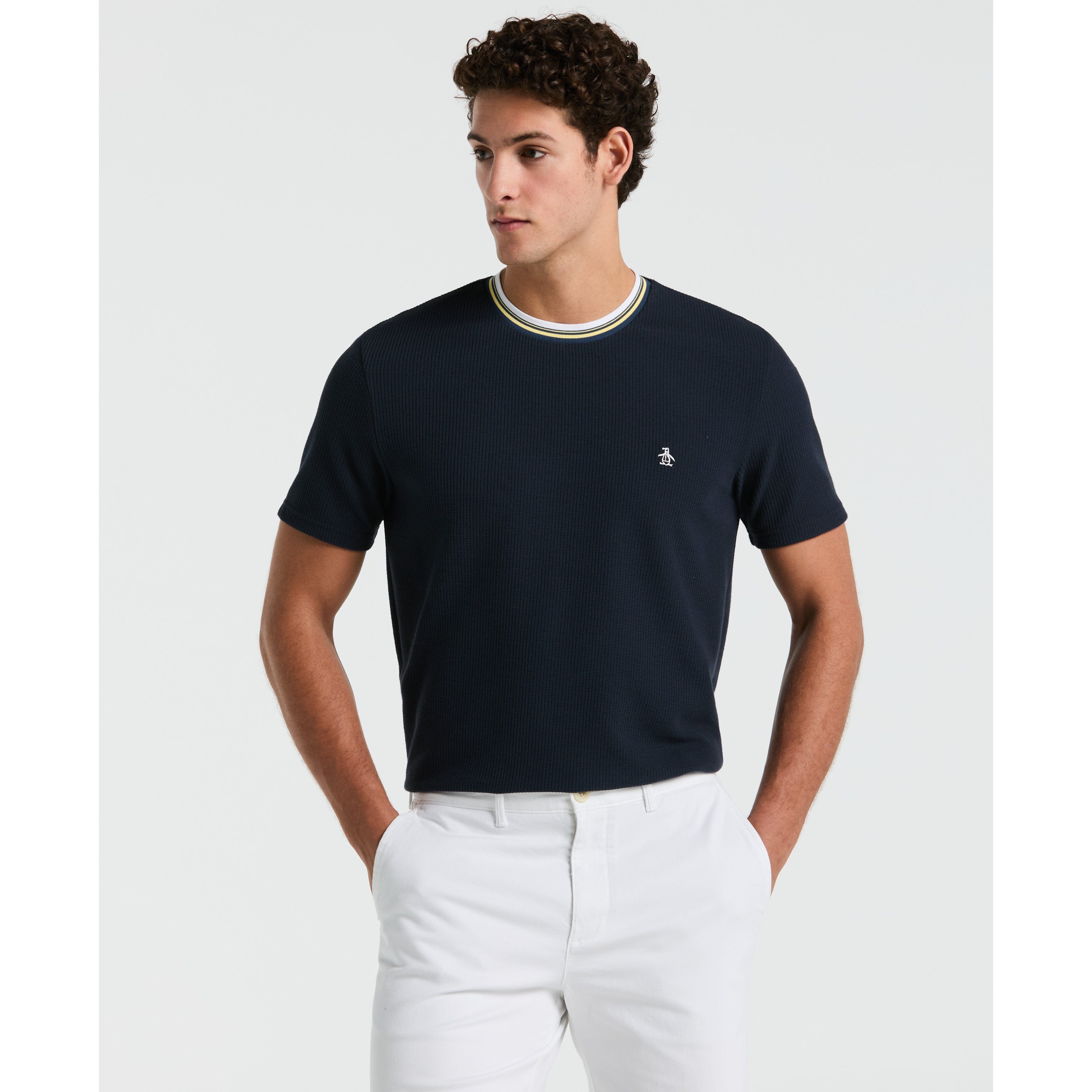 ◆RONRON◆ DOT RINGER PUFF T SHIRT NAVY MUSINSA | RONRON DOT RINGER PUFF T SHIRT NAVY