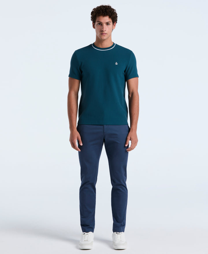 Textured Ringer Tee (Reflecting Pond) 