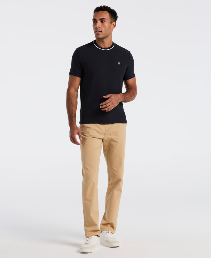 Textured Ringer Tee (Dark Sapphire) 