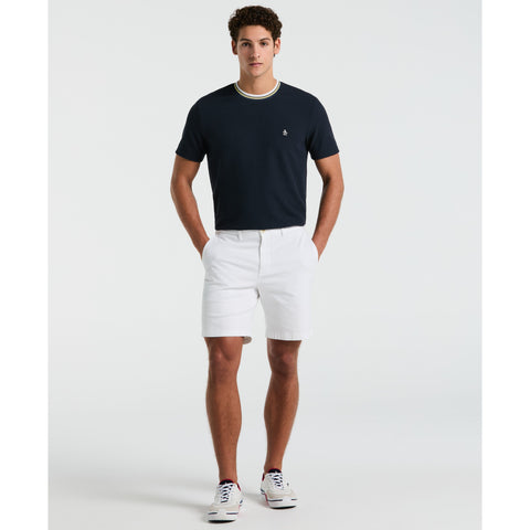 Textured Ringer Tee (Dark Sapphire) 