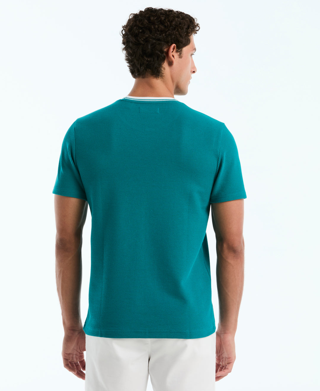 Textured Ringer Tee (Deep Lake) 