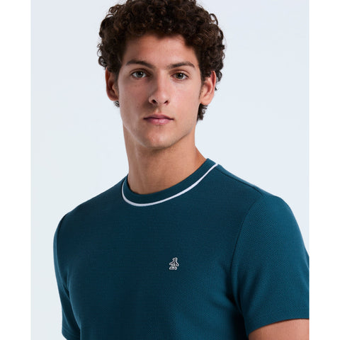 Textured Ringer Tee (Reflecting Pond) 