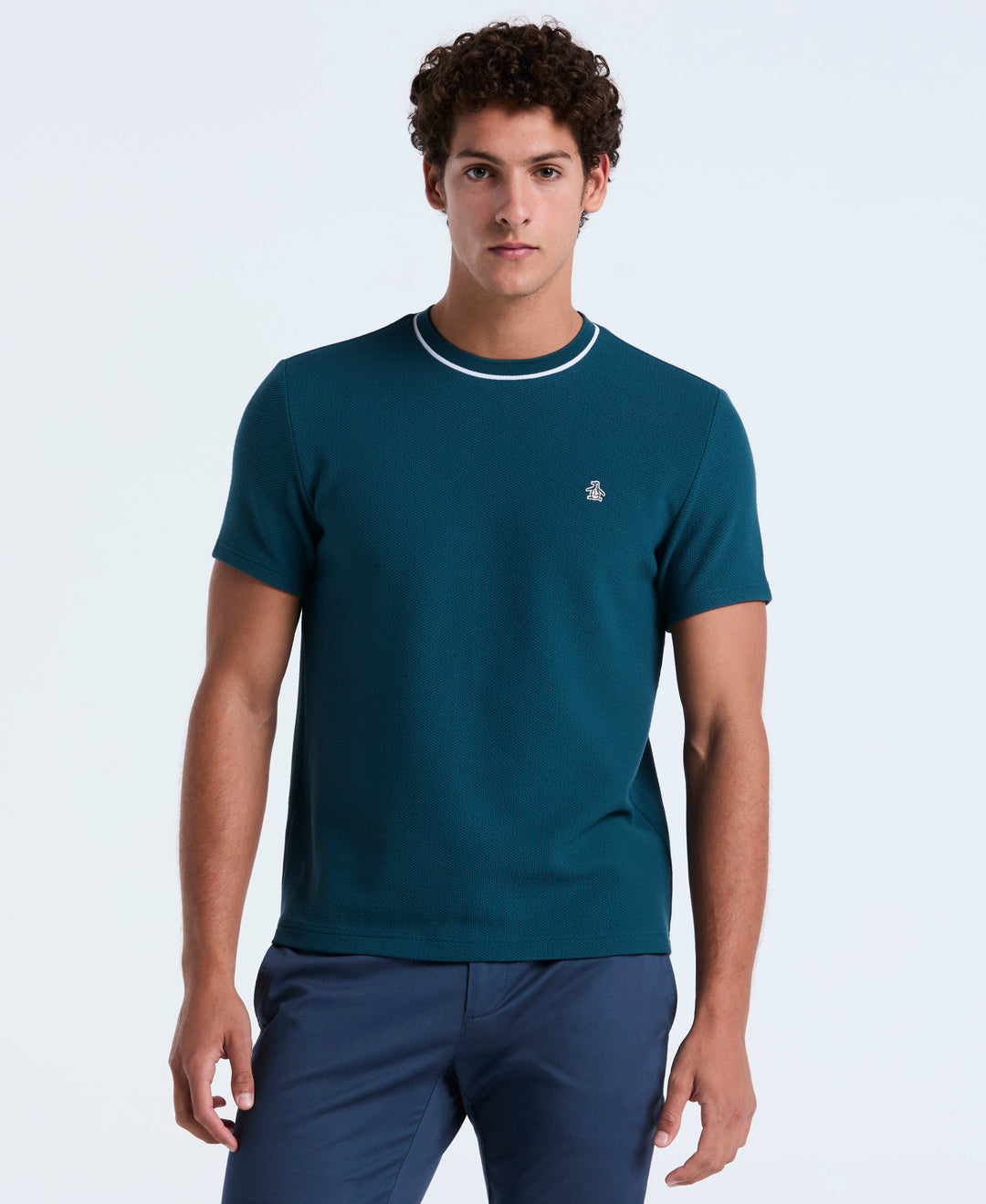 Textured Ringer Tee (Reflecting Pond) 