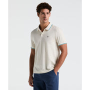 Textured Slub Tipped Polo (Birch) 