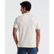 Textured Slub Tipped Polo (Birch) 