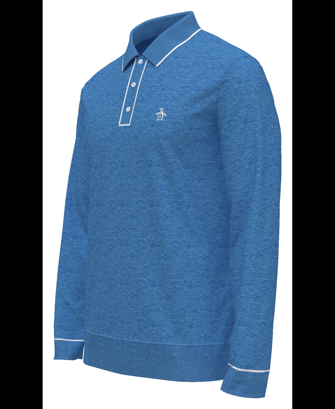 The Earl Merino Wool Blend Golf Sweater (Dk Mediterr Bl Htr) 