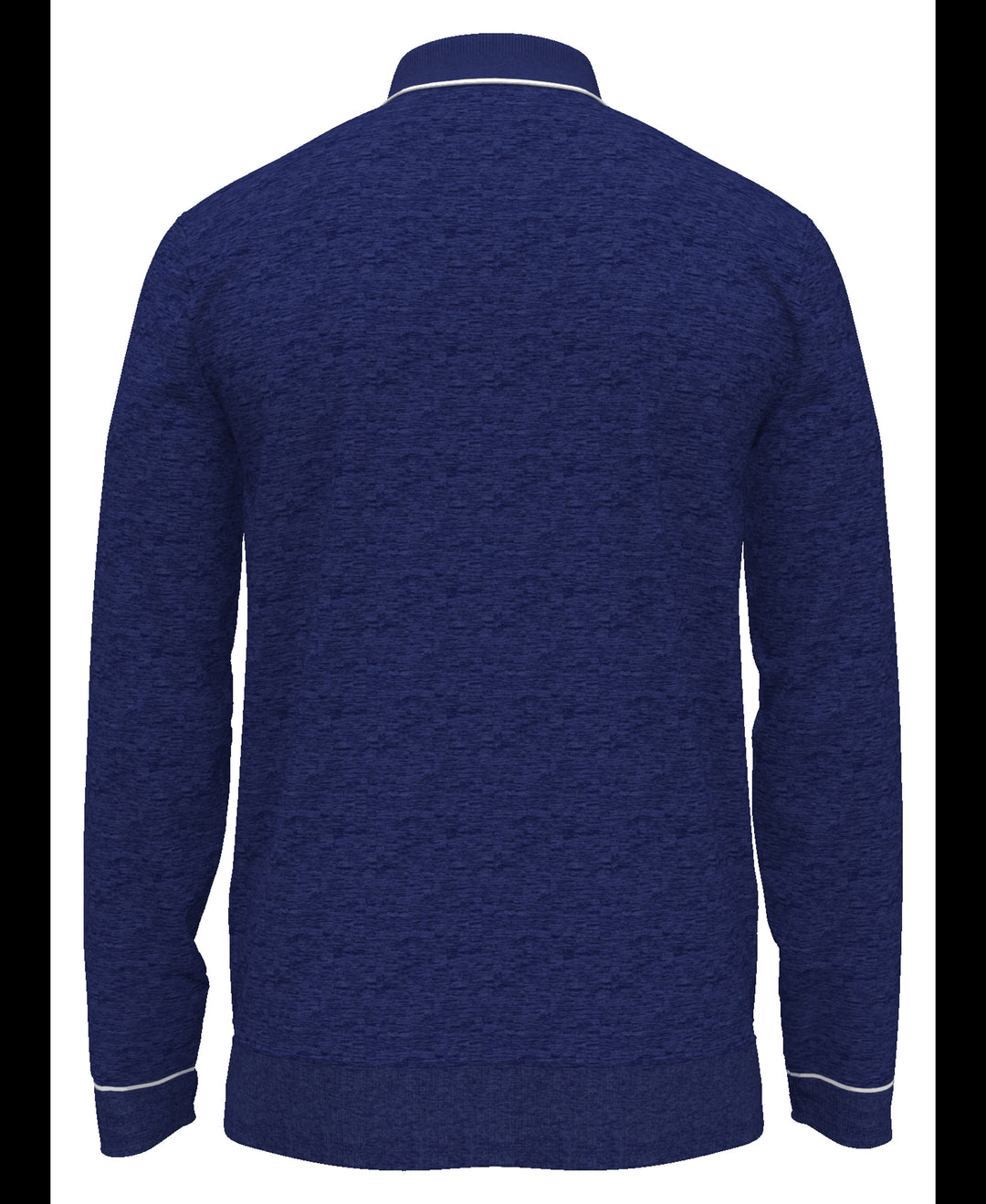 The Earl Merino Wool Blend Golf Sweater (Black Iris Bijou Hthr) 