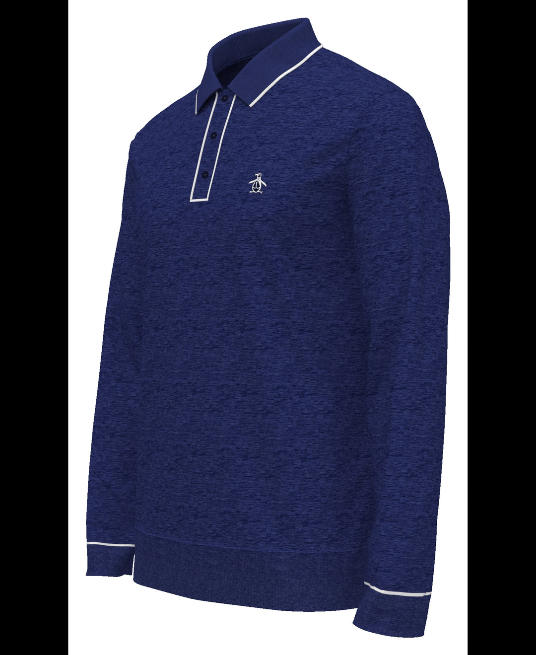 The Earl Merino Wool Blend Golf Sweater (Black Iris Bijou Hthr) 