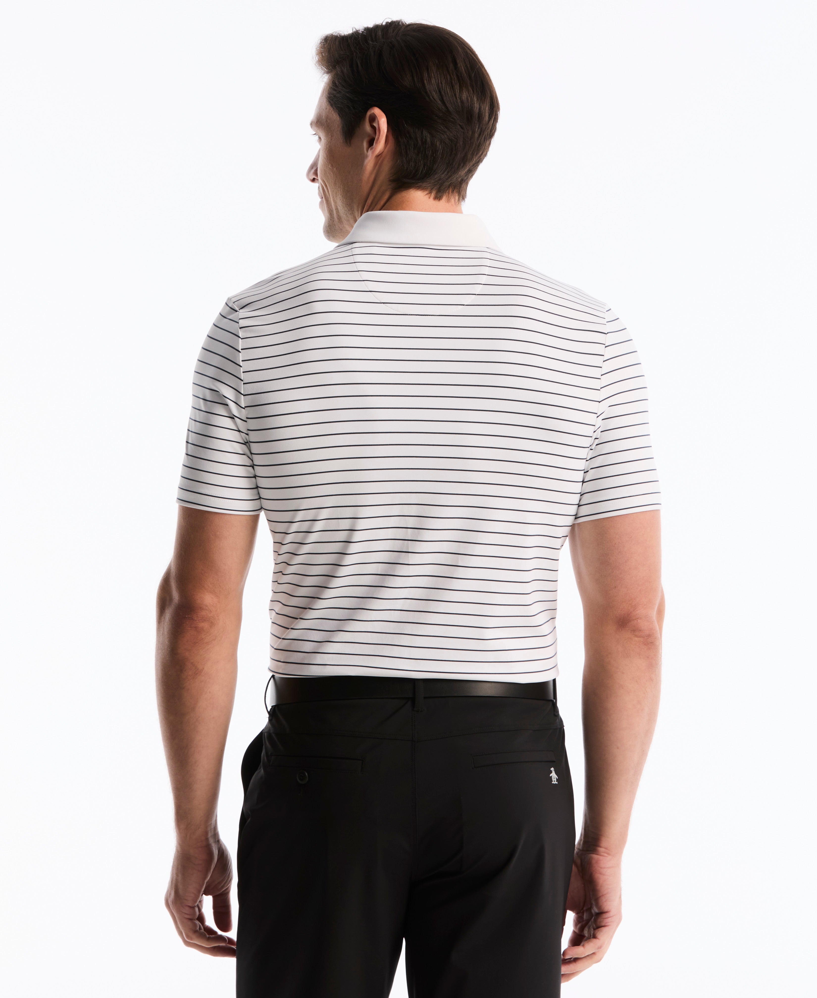The Heritage ParTech™ Stripe Golf Polo – Original Penguin US