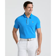 The Heritage Stripe Golf Polo-Golf Polos-French Blue-XS-Original Penguin