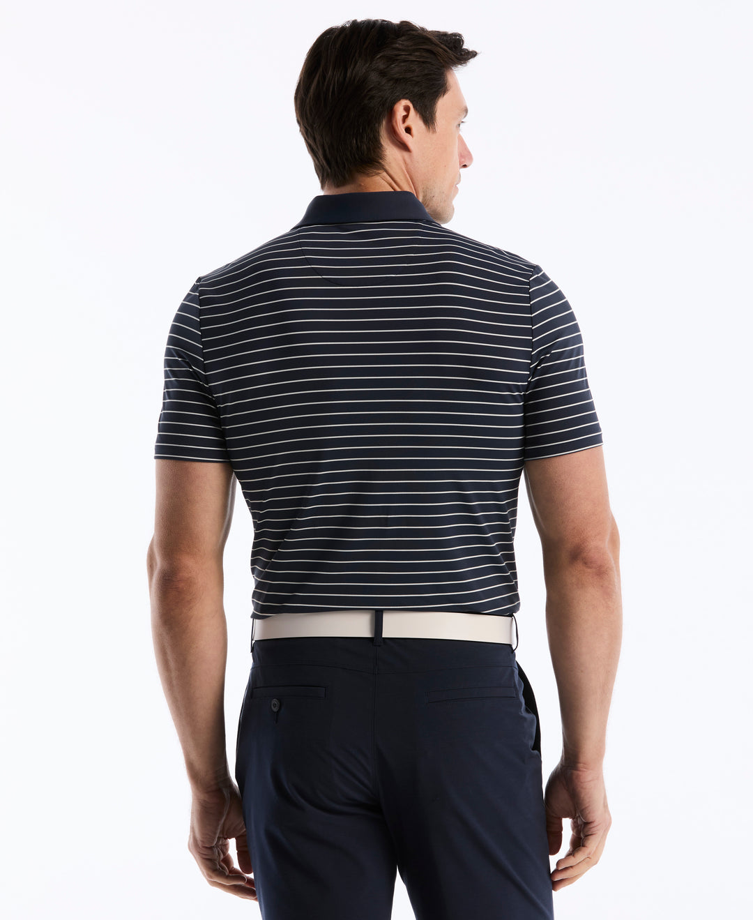 The Heritage Stripe Golf Polo-Golf Polos-Original Penguin