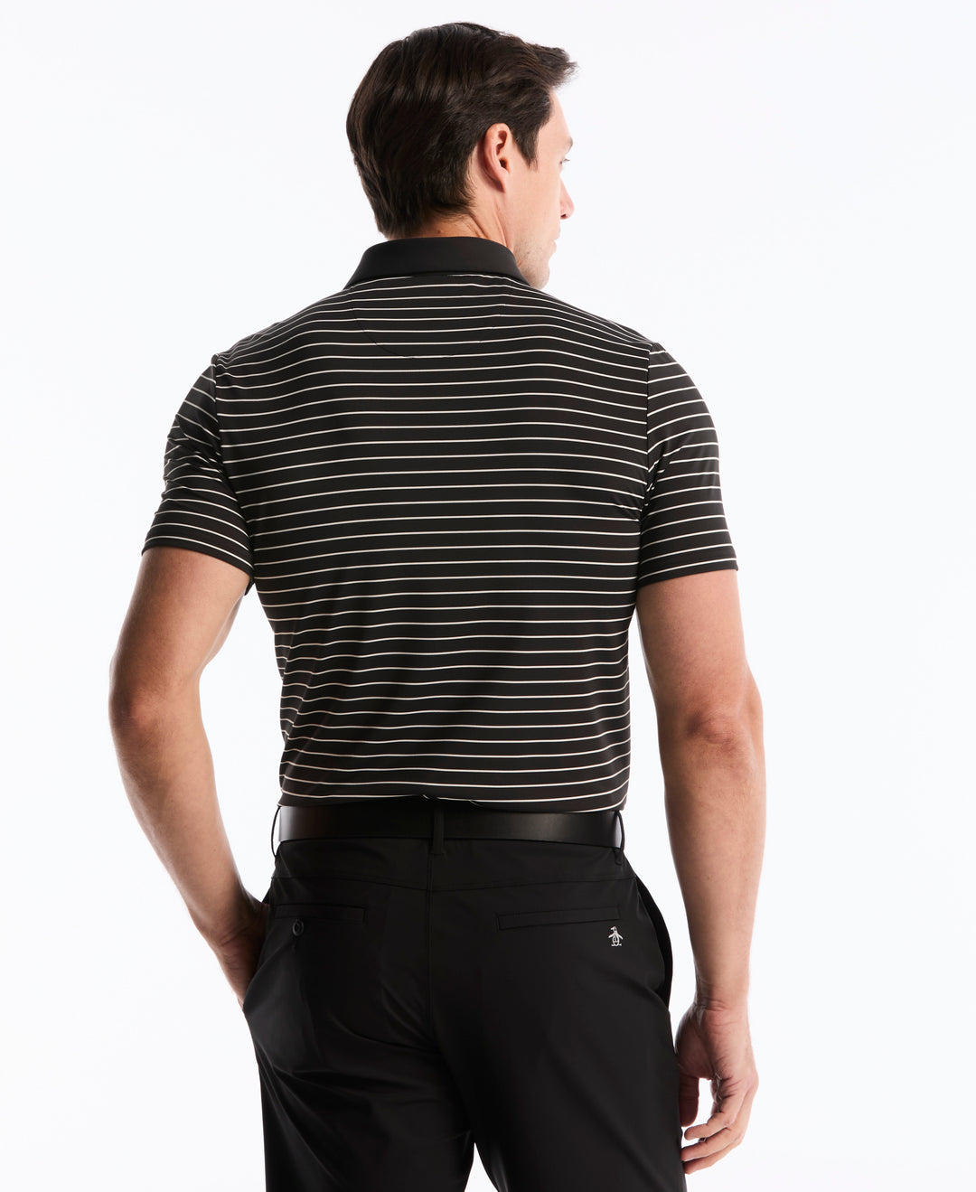 The Heritage Stripe Golf Polo-Golf Polos-Original Penguin