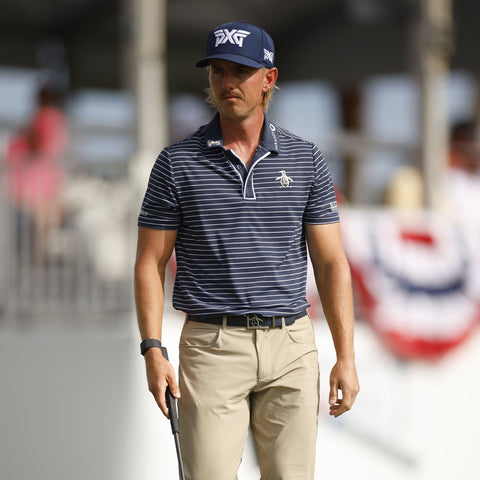 The Heritage Stripe Golf Polo Shirt-Golf Polos-Original Penguin