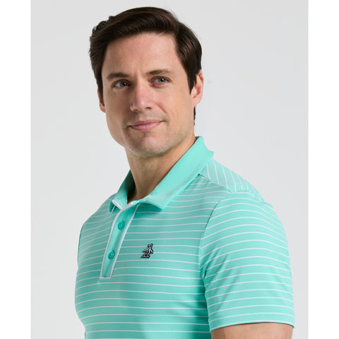 The Heritage Stripe Golf Polo-Golf Polos-Original Penguin