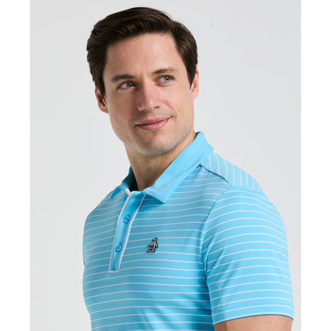 The Heritage Stripe Golf Polo-Golf Polos-Original Penguin