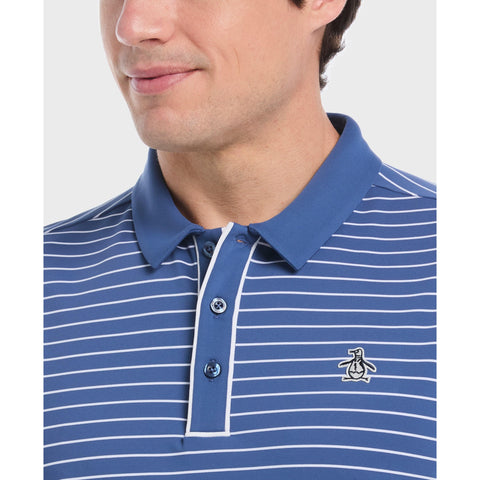 The Heritage Stripe Golf Polo-Golf Polos-Original Penguin