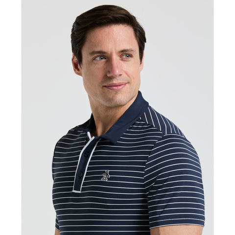 The Heritage Stripe Golf Polo-Golf Polos-Original Penguin