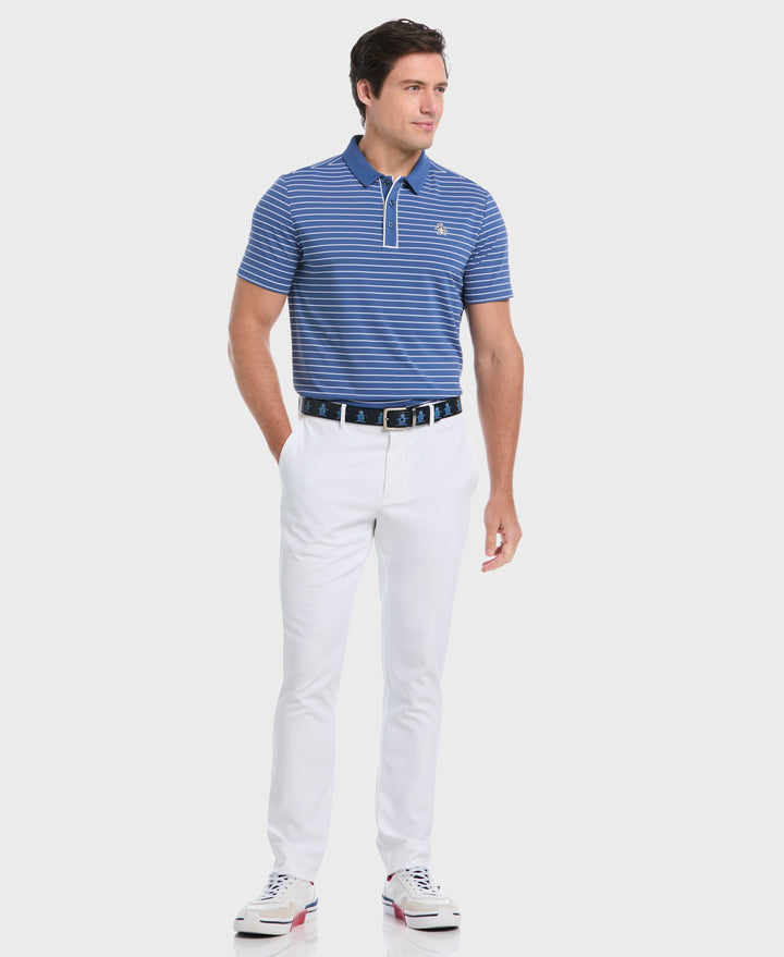 Heritage Stripe Golf Polo (True Navy) 