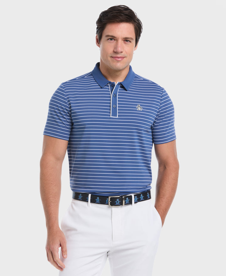 Heritage Stripe Golf Polo (True Navy) 