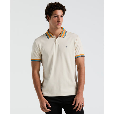 Tipped Collar Polo (Birch) 