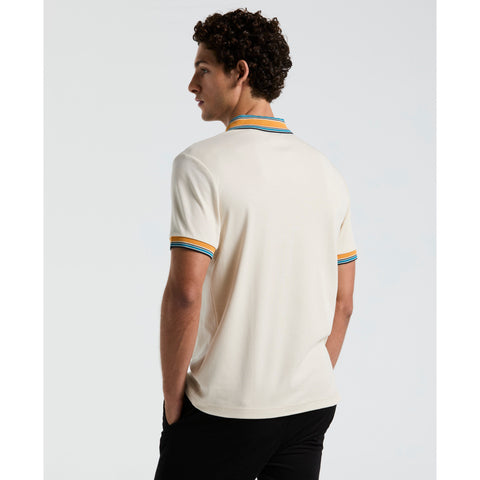 Tipped Collar Polo (Birch) 