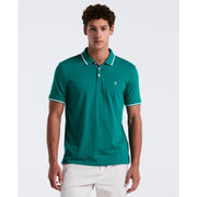 Jersey Tipped Polo (Cadmium Green) 