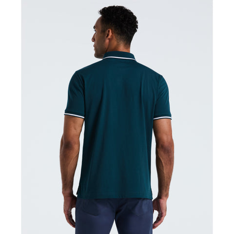 Jersey Tipped Polo (Reflecting Pond) 
