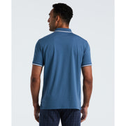Jersey Tipped Polo (Copen Blue) 