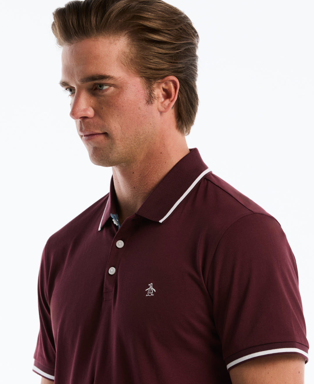 Jersey Tipped Polo (Port Royale) 