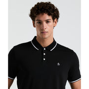 Jersey Tipped Polo (True Black) 