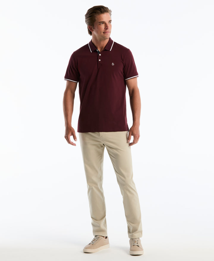 Jersey Tipped Polo (Port Royale) 