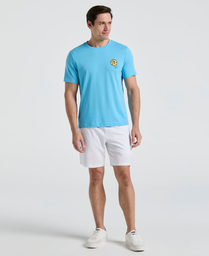 Trademark Paddle Graphic Tennis Tee  (Blue Grotto) 